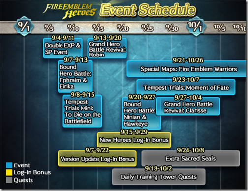 heroes-september-schedule