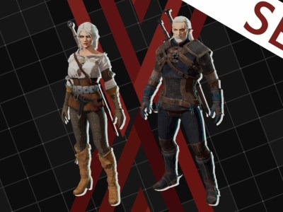 Daemon X Machina The Witcher 3 Wild Hunt Collaboration with Geralt & Ciri