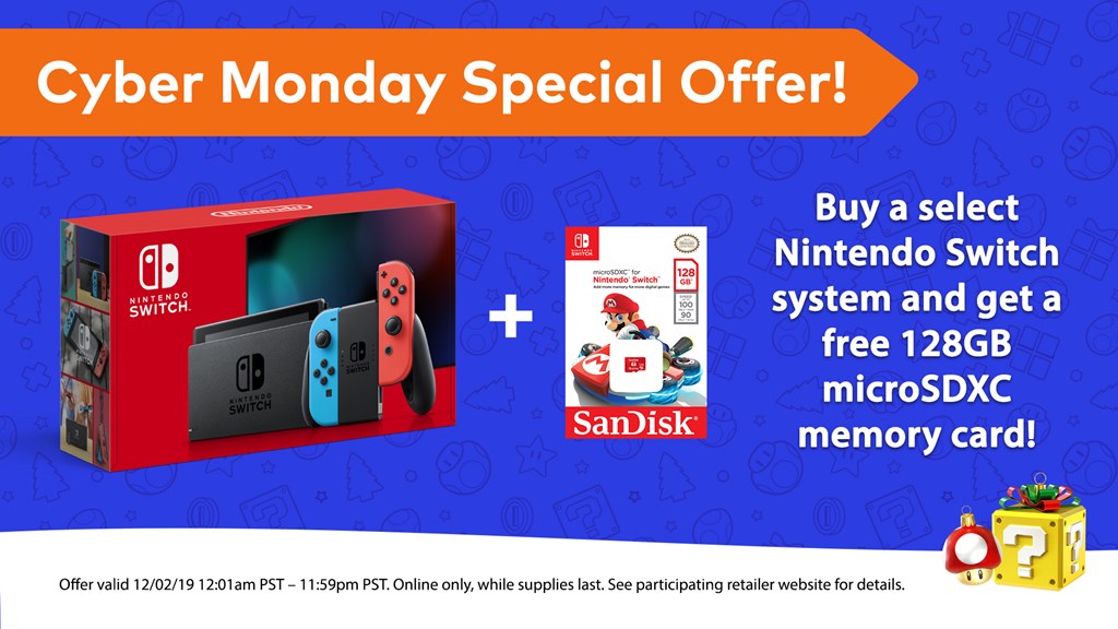 Nintendo Switch Cyber Monday 2019