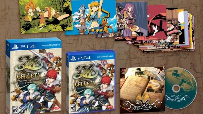 ys memories of celceta ps4 collectors edition