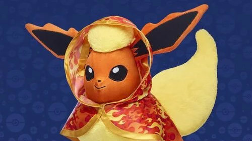 build a bear flareon plush 1