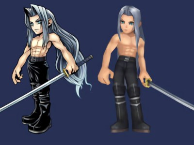 shirtless Sephiroth Dissidia Final Fantasy Opera Omnia