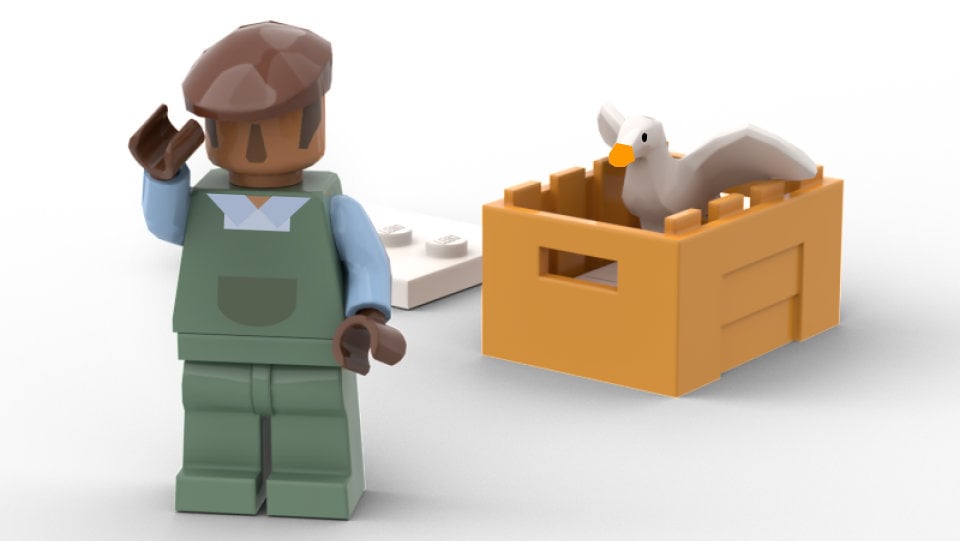 untitled goose game legos