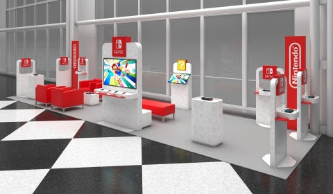 nintendo switch lounge airport