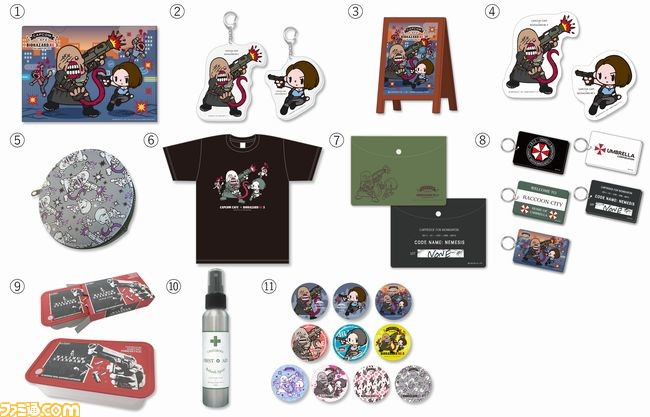 Resident Evil 3 Capcom Cafe Collaboration Limited Time Goods