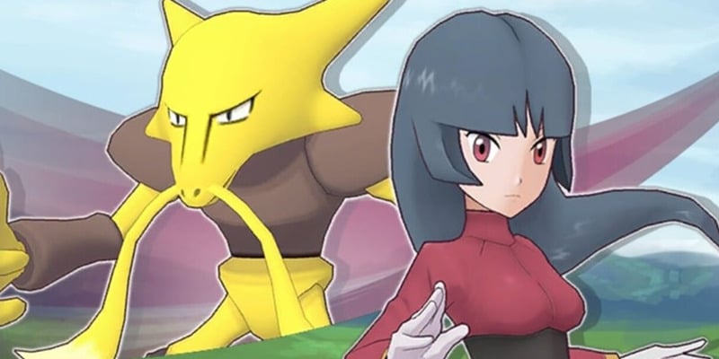 Pokemon Masters Sabrina and Alakazam Sync Pair Pokemon Masters