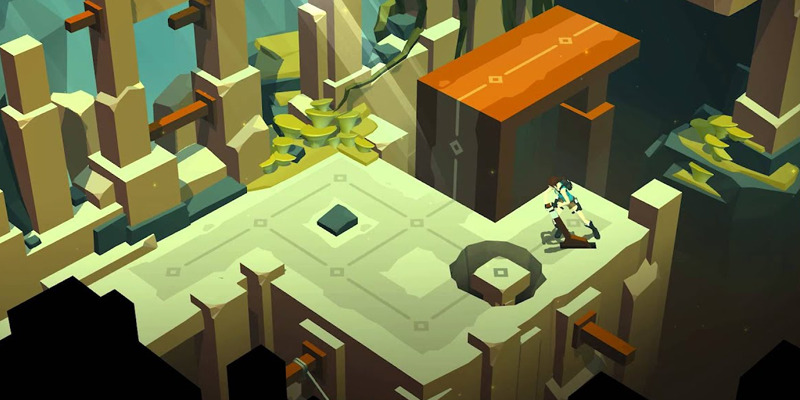 Lara Croft GO free to download for a limited time