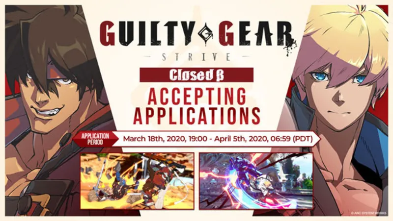 guilty gear strive closed beta