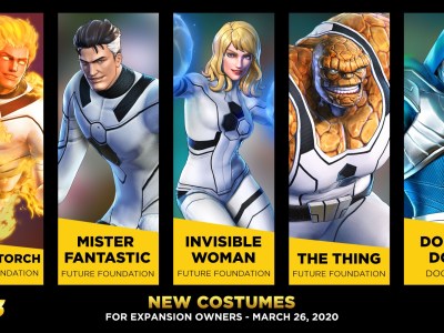 marvel ultimate alliance 3 fantastic four costumes