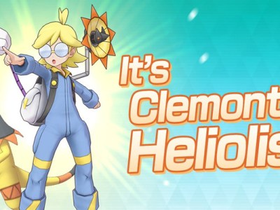 Pokemon Masters Clemont and Heliolisk