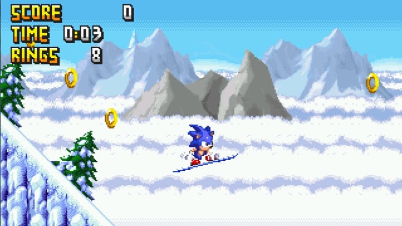 sonic 3d in 2d fan game