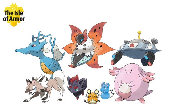 isle of armor pokemon list