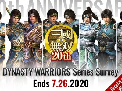 Dynasty Warriors Series 20th annviersary Survey for fan feedback