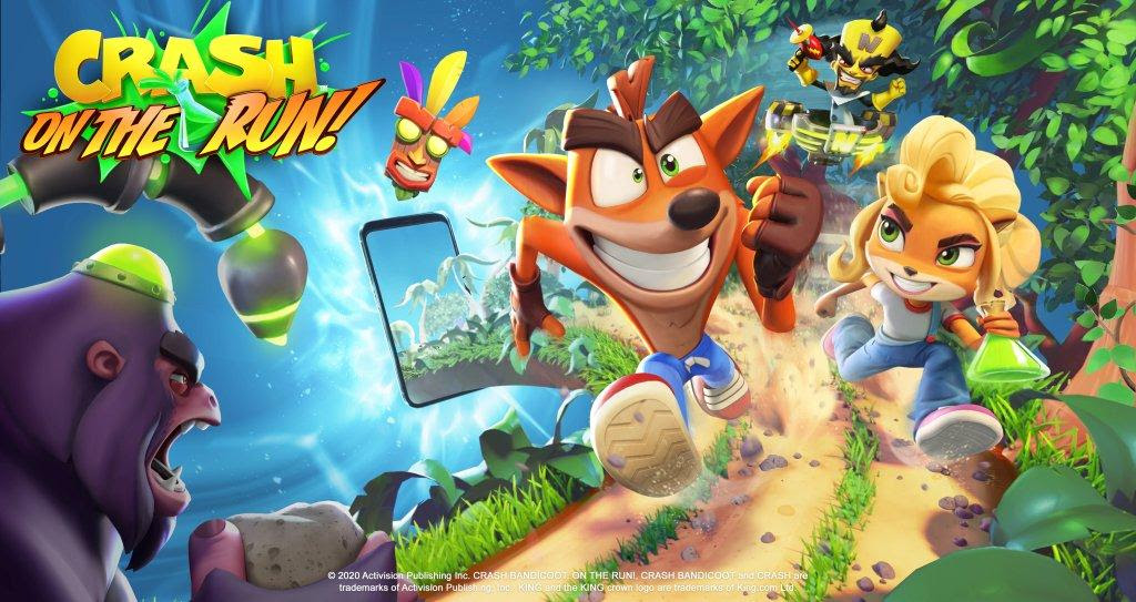 crash bandicoot on the run crash bandicoot mobile