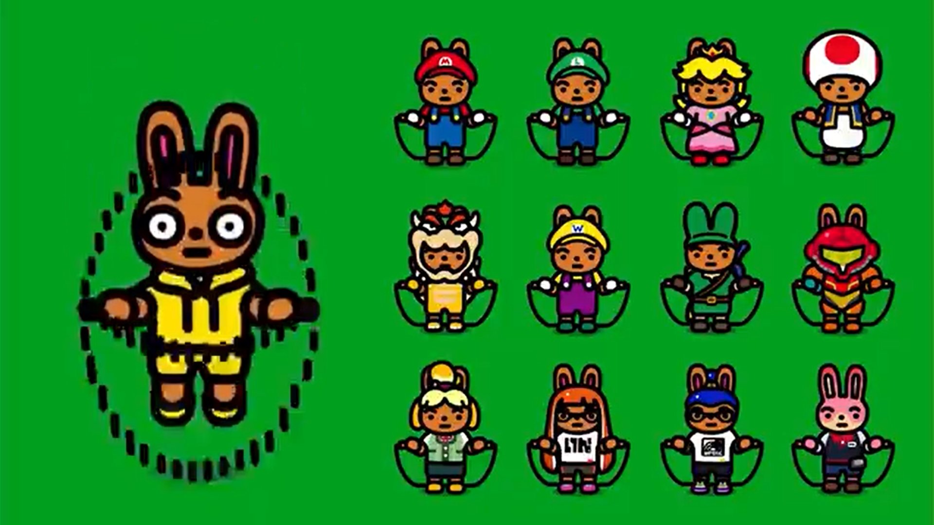 Jump Rope Challenge Costumes Pull From Iconic Nintendo Series