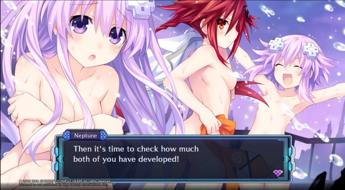 Megadimension Neptunia VII shower