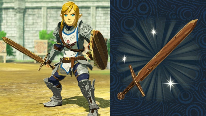 hyrule warriors age of calamity training sword