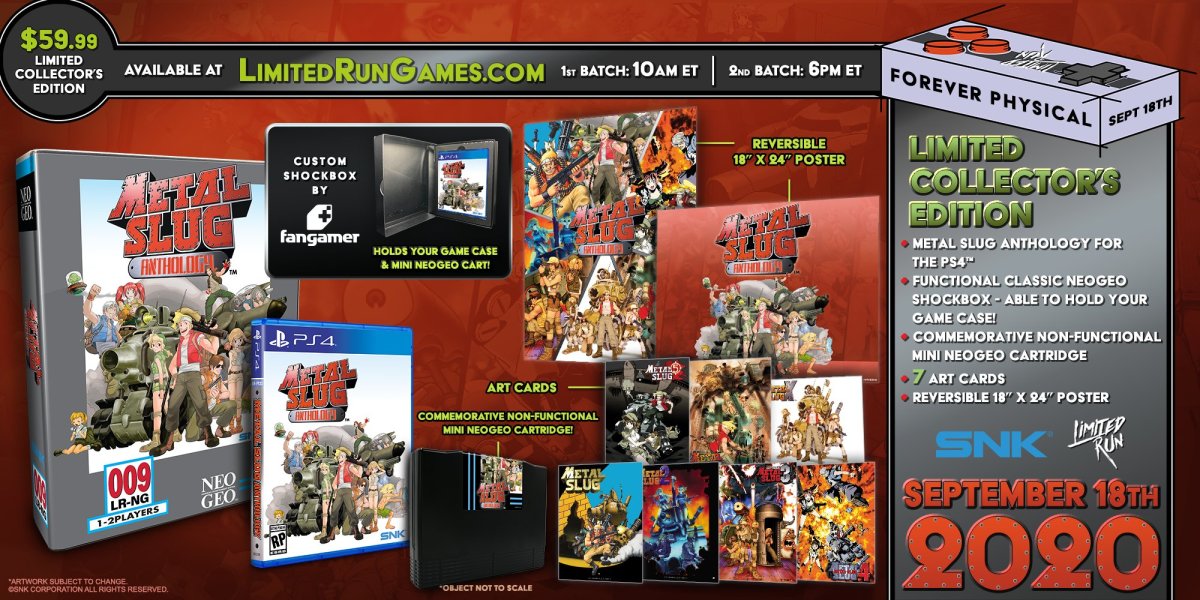 Metal Slug Limited Run Games