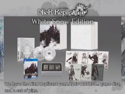 nier replicant white snow collector's edition
