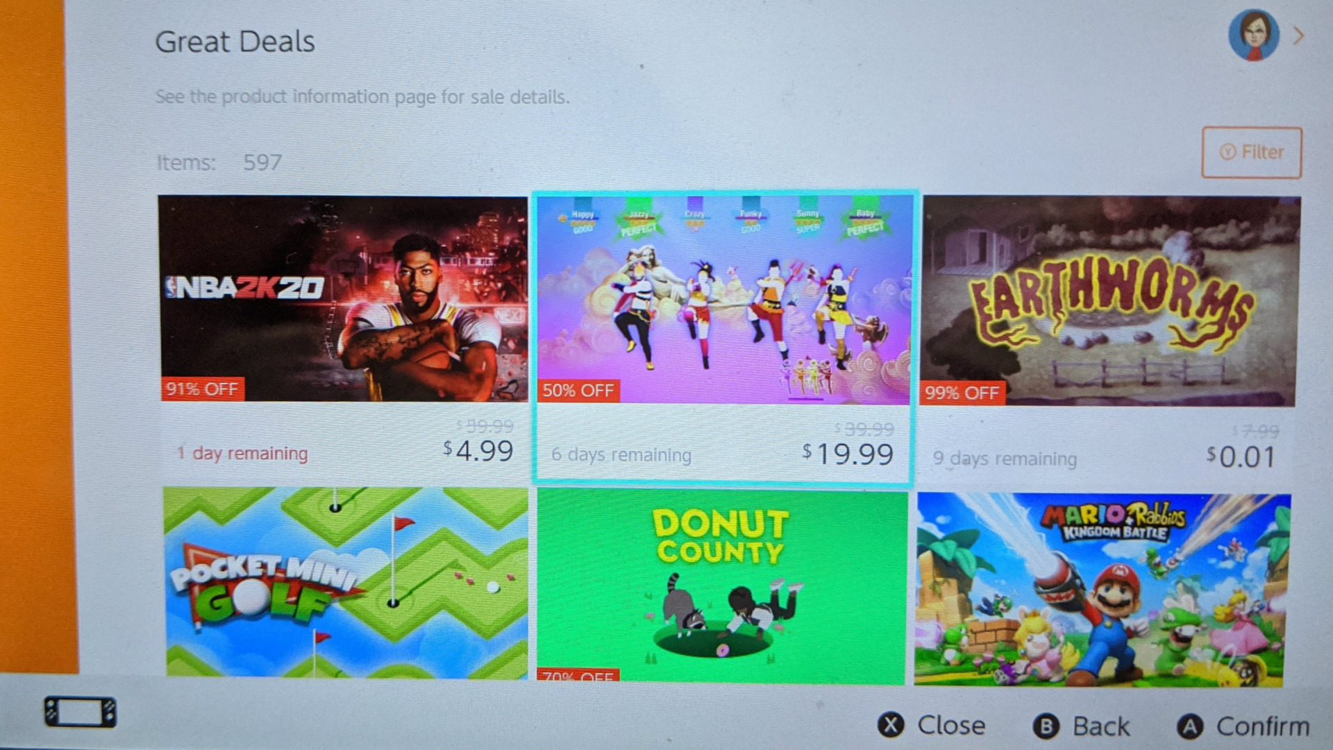 nintendo eshop sale games