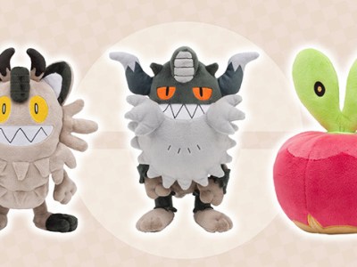 Pokemon Sword Shield Meowth Perrserker Applin Plush Toys