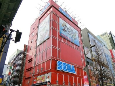 SEGA arcade game center in Akihabara