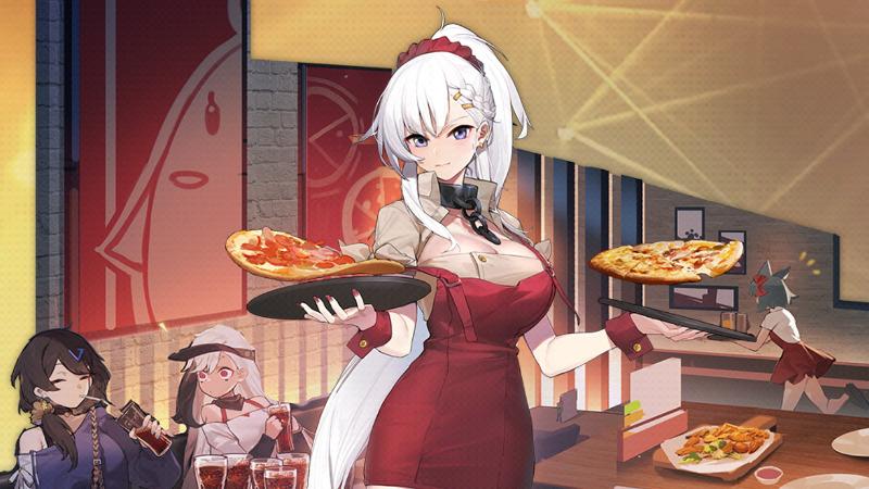 Azur Lane HMS Belfast Pizza Hut costume