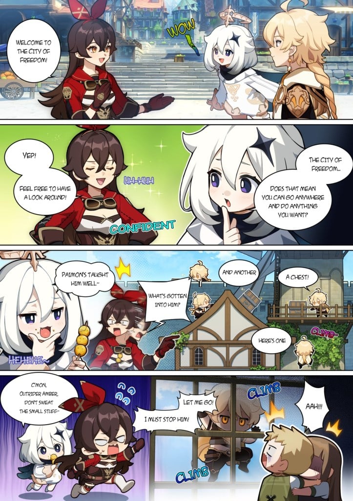 Genshin Impact comic part 6 city of freedom