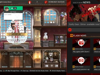 Guilty Gear Strive online lobby