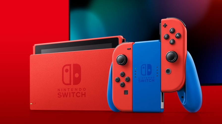 Nintendo Switch Mario Red & Blue Edition