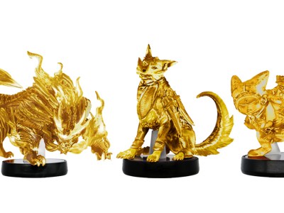 gold monster hunter rise amiibo