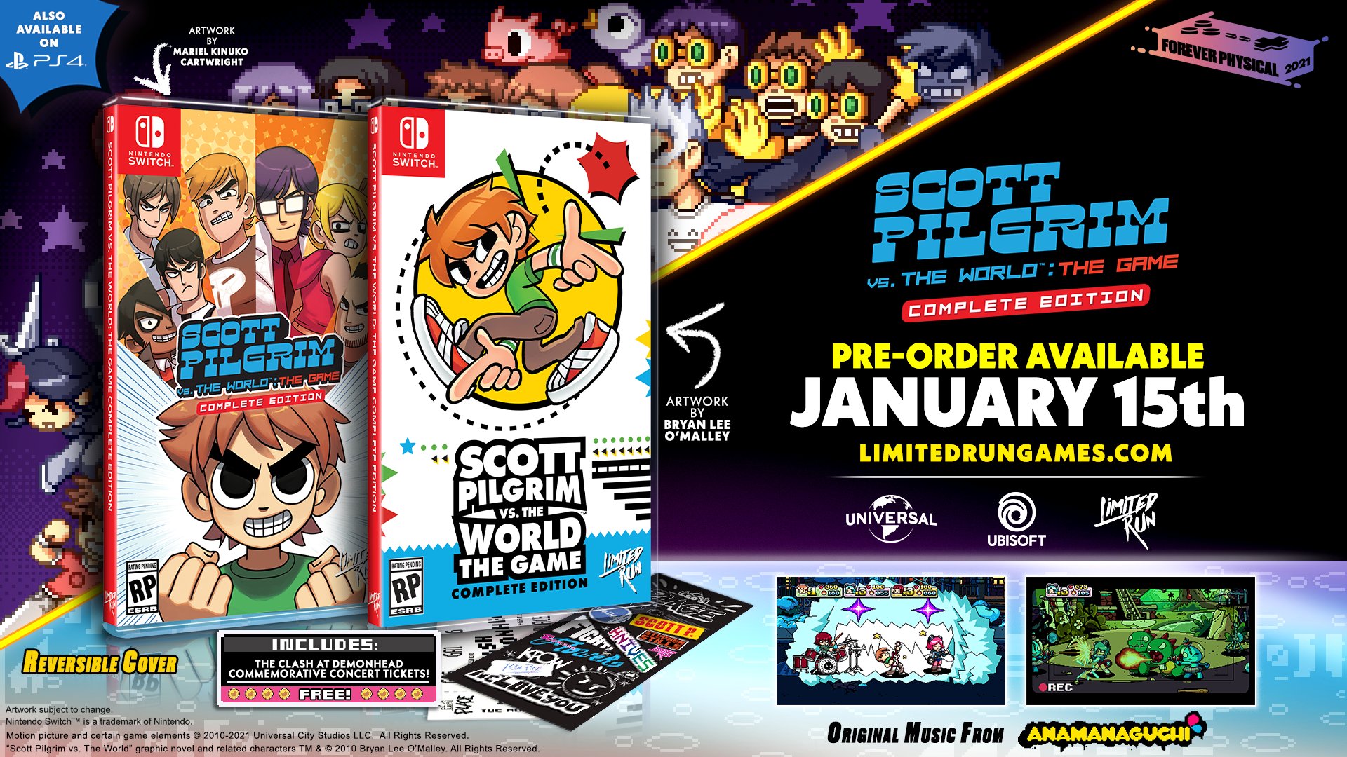 scott pilgrim vs the world ps4 switch physical