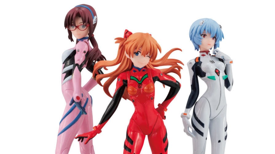 Gasha Portraits Evangelion Figures Banner