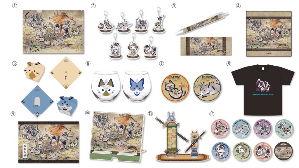 Monster Hunter Rise Capcom Cafe Merchandise