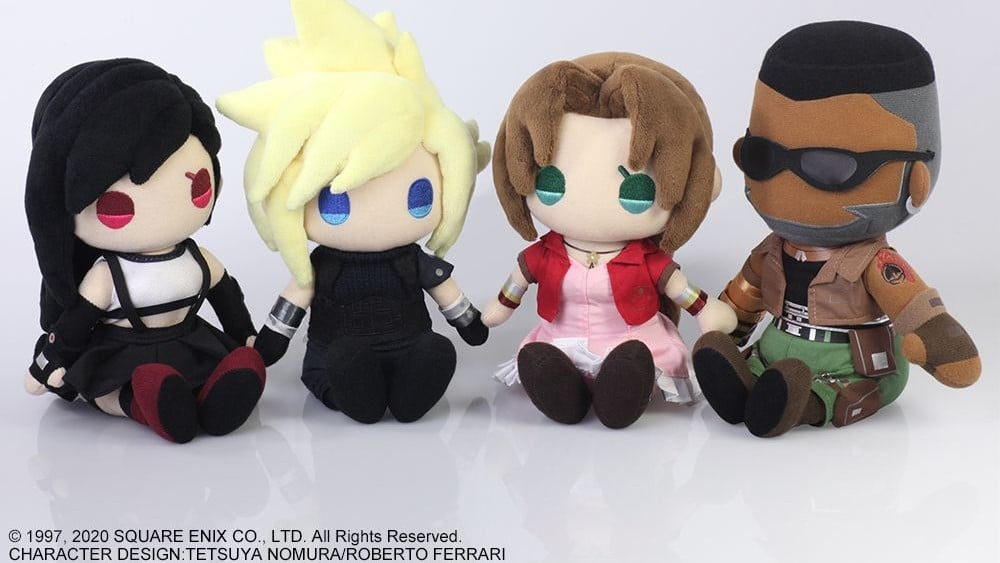 ffvii remake plush cloud tifa aerith barret dolls