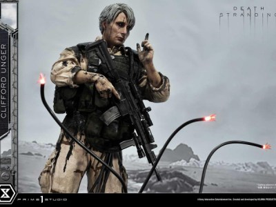 Death Stranding Mads Mikkelsen Clifford "Cliff" Unger statue