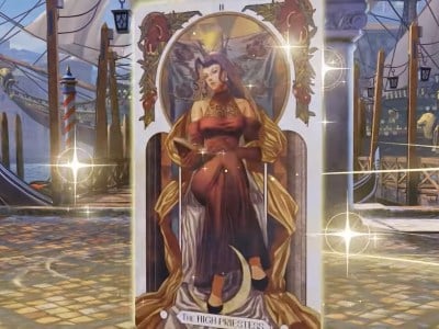 street fighter v rose tarot cards