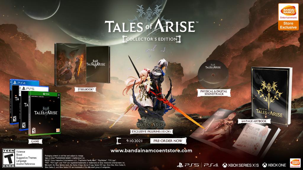 tales of arise collectors edition