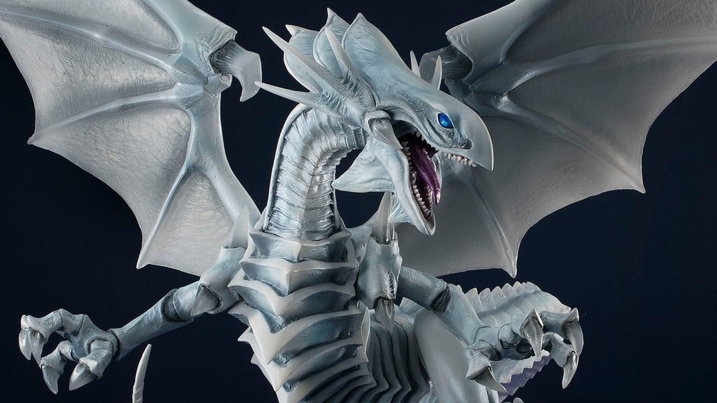 yu gi oh art works monsters figure blue-eyes white dragon