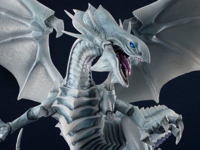 yu gi oh art works monsters figure blue-eyes white dragon