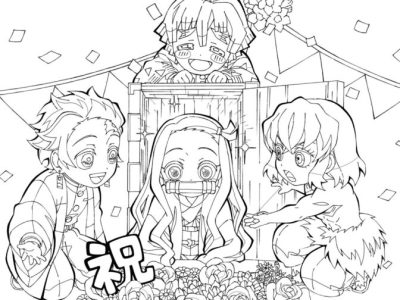 Demon Slayer Coloring Pages