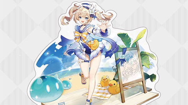 summer barbara genshin impact acrylic stand