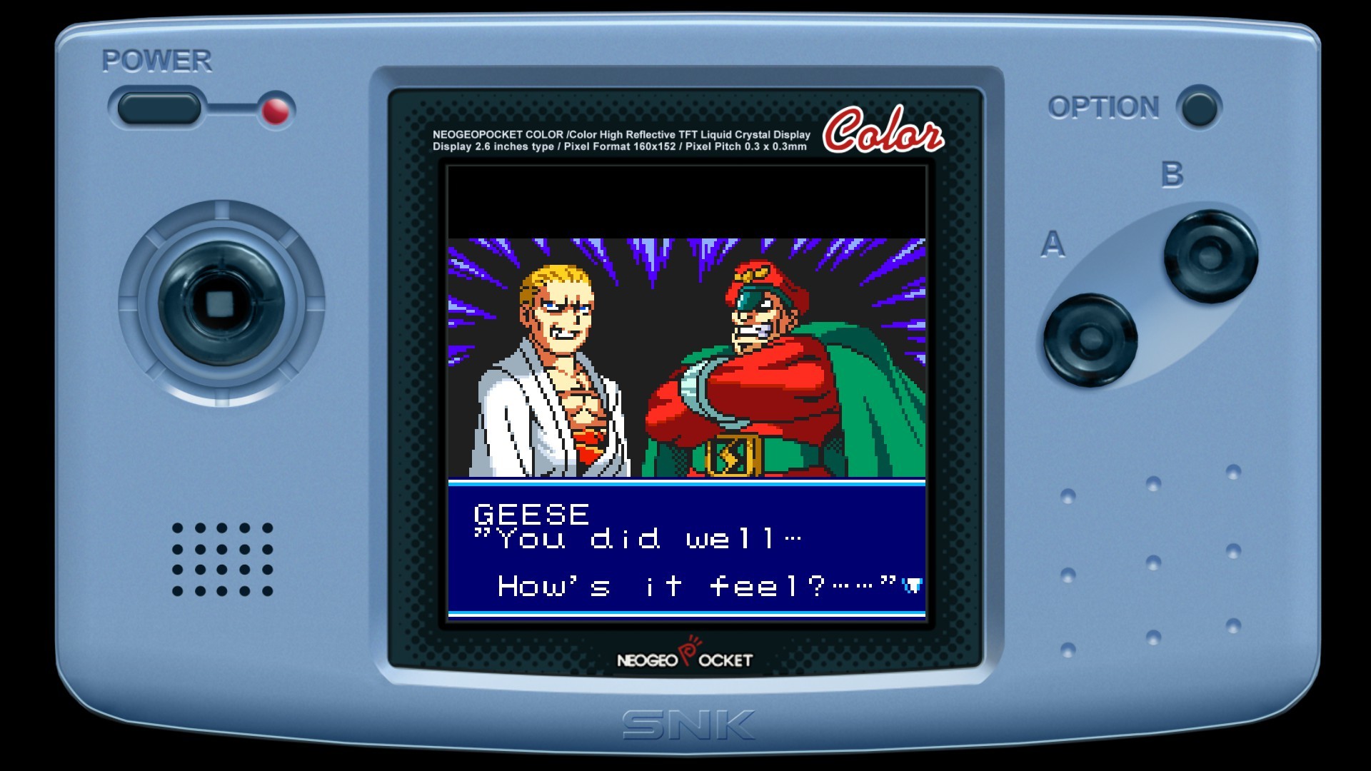 NeoGeo Pocket Color Selection Vol. 1 Steam Edition SNK VS. Capcom- The Match of the Millennium