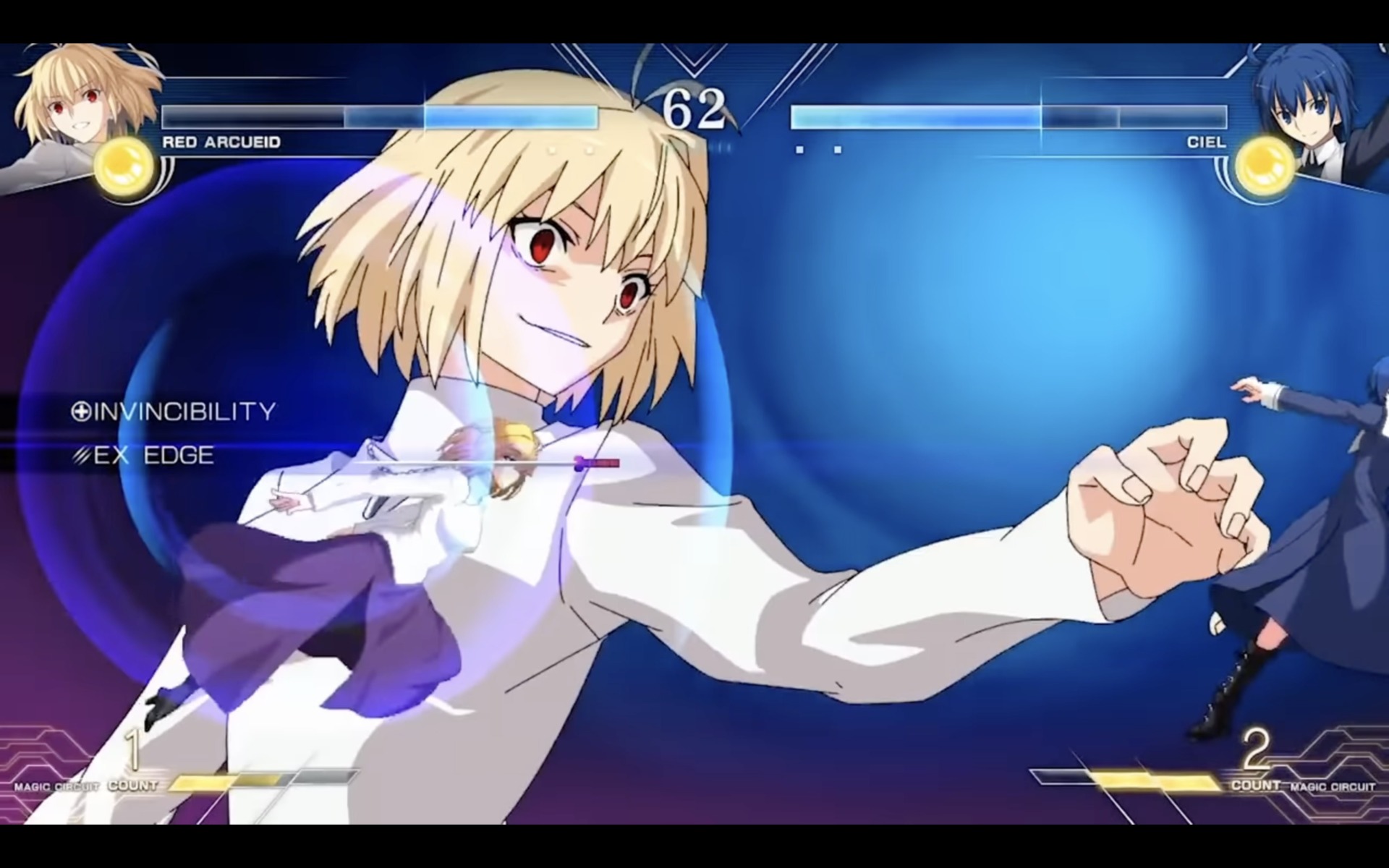 red arcueid melty blood type lumina tsukihime remake