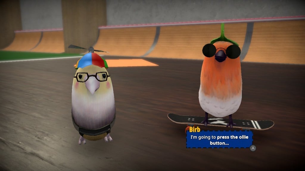 Skatebird dialogue