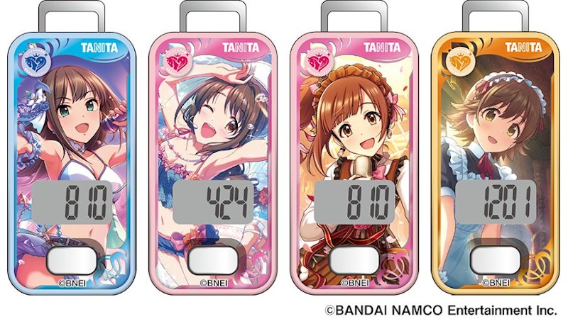 The Idolmaster Cinderella Girls pedometers - 4 out of 190 idol models