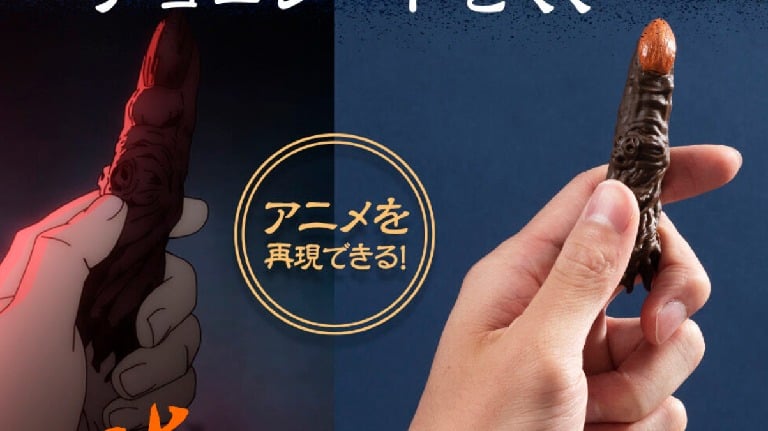 Jujutsu Kaisen Sukuna finger chocolate mold