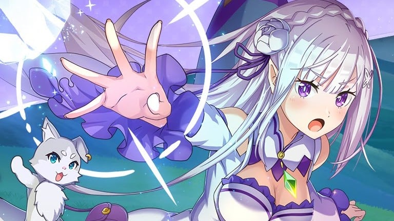 KonoSuba: Fantastic Days Re:Zero Event Begins in November Emilia