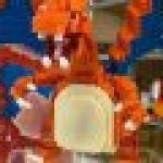 closeup of Nanoblock Charizard