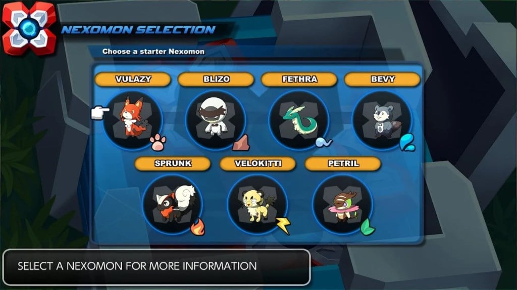 Nexomon starters